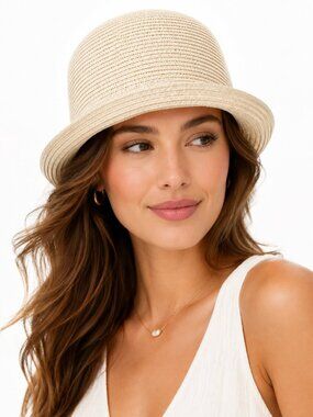 TAH Woven Straw Hat – One Size – Like New Never Worn